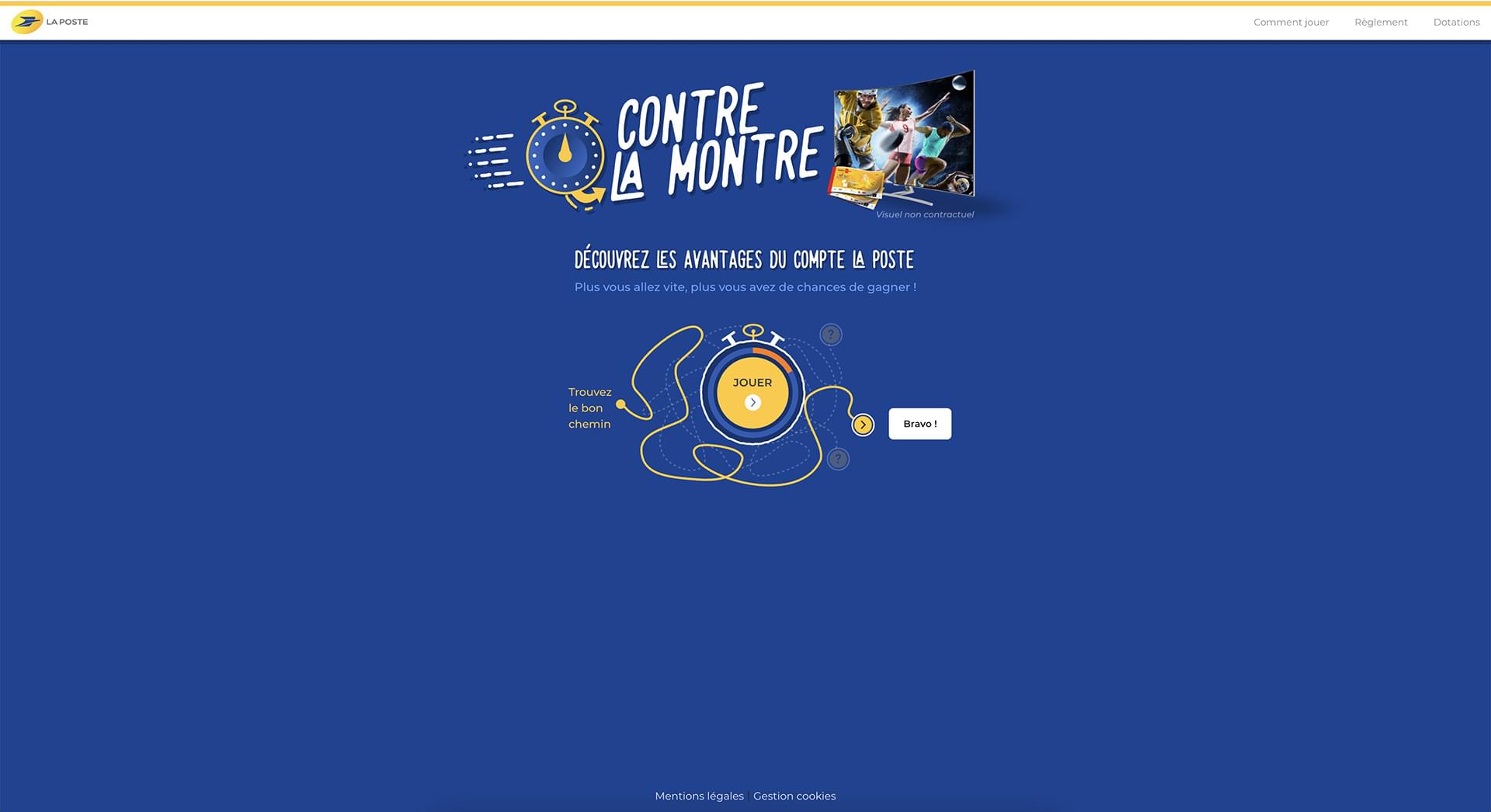 Image projet Contre la montre - La Poste
