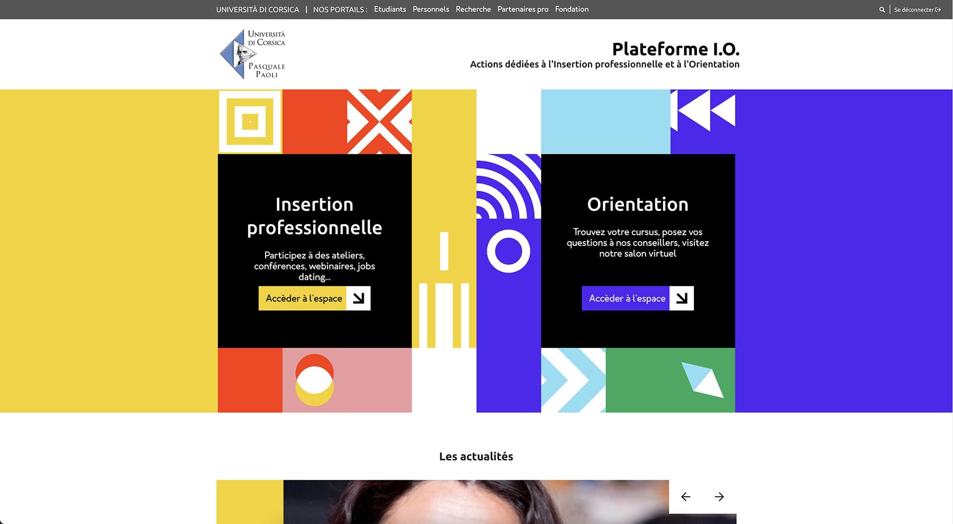 Image projet Plateforme Université Corse